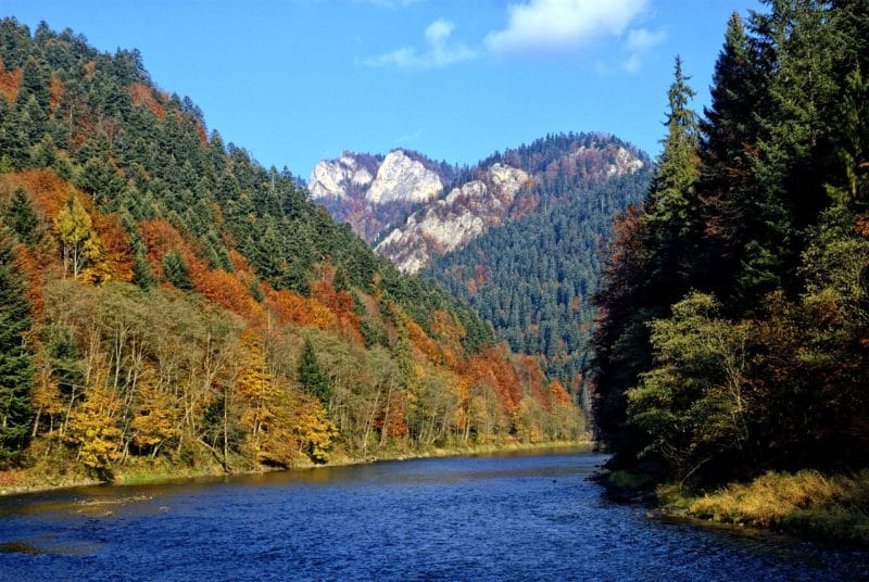 Rowerem przez Pieniny